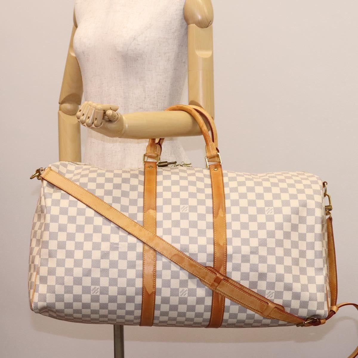 Louis Vuitton Louis Vuitton Keepall Bandoulière 55 travel Size ONE SIZE - 14 Thumbnail