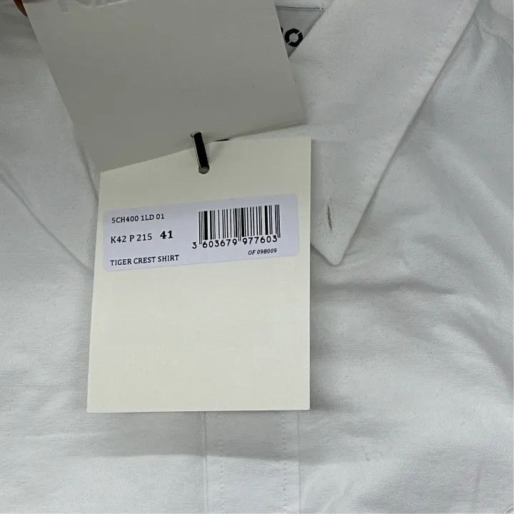 Kenzo KENZO White Long Sleeve Shirt for Men 0079 Size US M / EU 48-50 / 2 - 4 Thumbnail