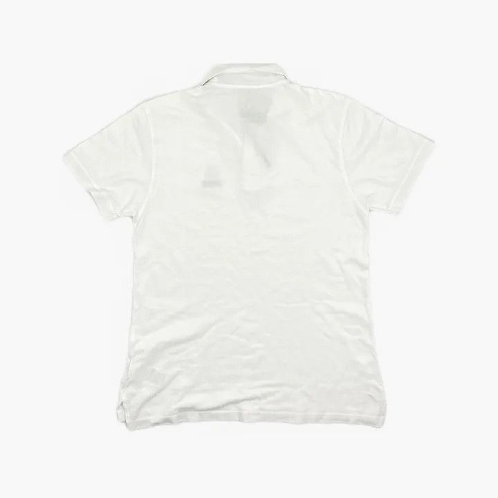 Kenzo KENZO White Boke Flower Logo Embroidered Polo Shirt 0079 Size US L / EU 52-54 / 3 - 3 Thumbnail