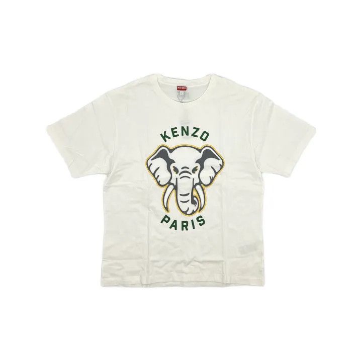 Kenzo Kenzo Elephant Graphic Print T-Shirt for Men 0079 Size US L / EU 52-54 / 3 - 2 Thumbnail