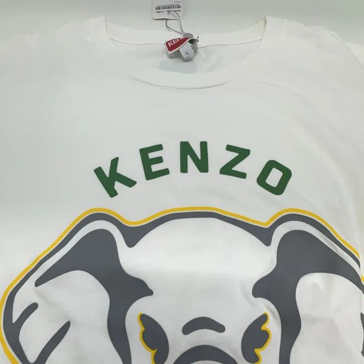 Kenzo Kenzo Elephant Graphic Print T-Shirt for Men 0079 Size US L / EU 52-54 / 3 - 7 Thumbnail