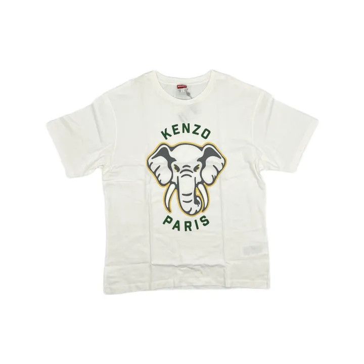 Kenzo Kenzo Elephant Graphic Print T-Shirt for Men 0079 Size US L / EU 52-54 / 3 - 2 Thumbnail