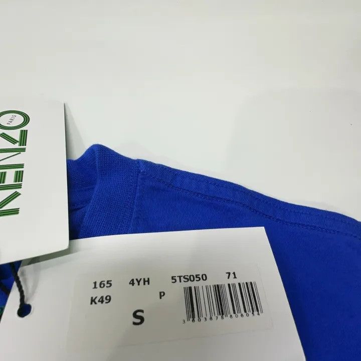 Kenzo KENZO Casual Blue Short Sleeve Graphic Tee 0079 Size US S / EU 44-46 / 1 - 5 Thumbnail