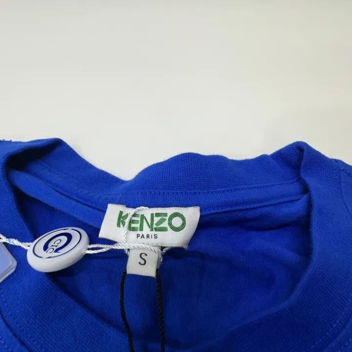 Kenzo KENZO Casual Blue Short Sleeve Graphic Tee 0079 Size US S / EU 44-46 / 1 - 4 Thumbnail