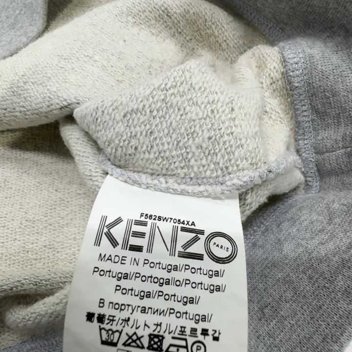 Kenzo KENZO Casual Gray Embroidered Sweatshirt 0079 Size US M / EU 48-50 / 2 - 4 Thumbnail