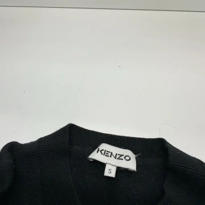 Kenzo Kenzo Black Wool Crewneck Sweater for Men 0079 Size US S / EU 44-46 / 1 - 5 Thumbnail