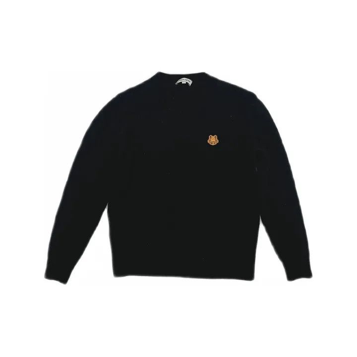 Kenzo Kenzo Black Wool Crewneck Sweater for Men 0079 Size US S / EU 44-46 / 1 - 2 Thumbnail