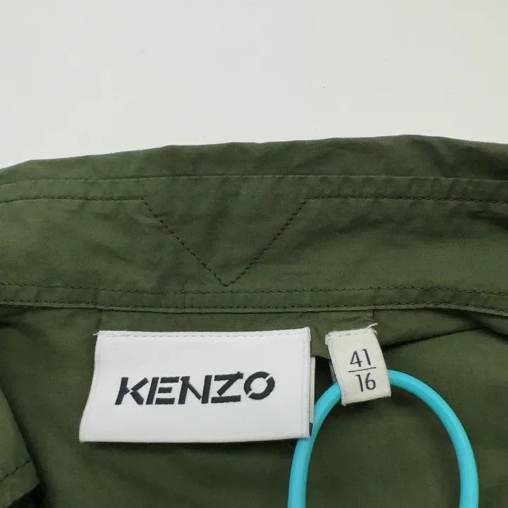 Kenzo KENZO Embroidered Tiger Long Sleeve Shirt 0079 Size US M / EU 48-50 / 2 - 4 Thumbnail