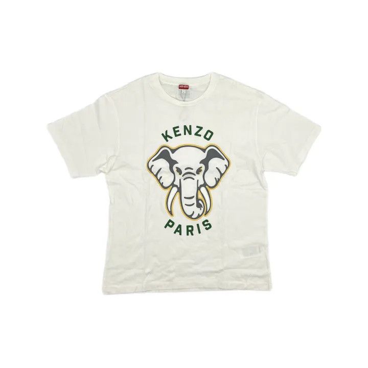 Kenzo Kenzo Elephant Print T-Shirt for Men 0079 Size US L / EU 52-54 / 3 - 2 Thumbnail