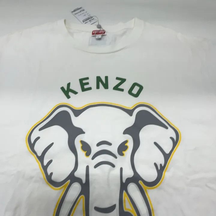Kenzo Kenzo Elephant Print T-Shirt for Men 0079 Size US L / EU 52-54 / 3 - 7 Thumbnail
