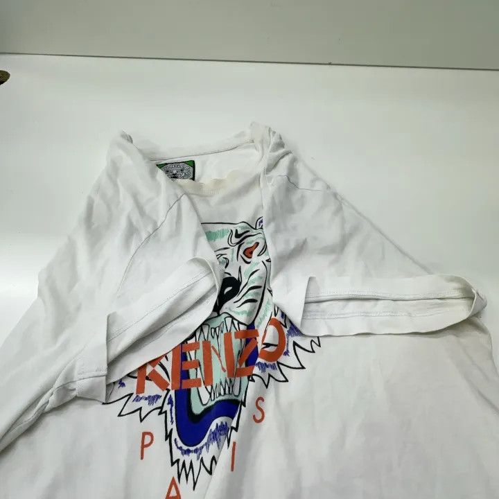 Kenzo KENZO White Tiger Graphic Short Sleeve T-Shirt 0079 Size US M / EU 48-50 / 2 - 8 Thumbnail