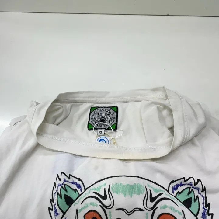 Kenzo KENZO White Tiger Graphic Short Sleeve T-Shirt 0079 Size US M / EU 48-50 / 2 - 6 Thumbnail