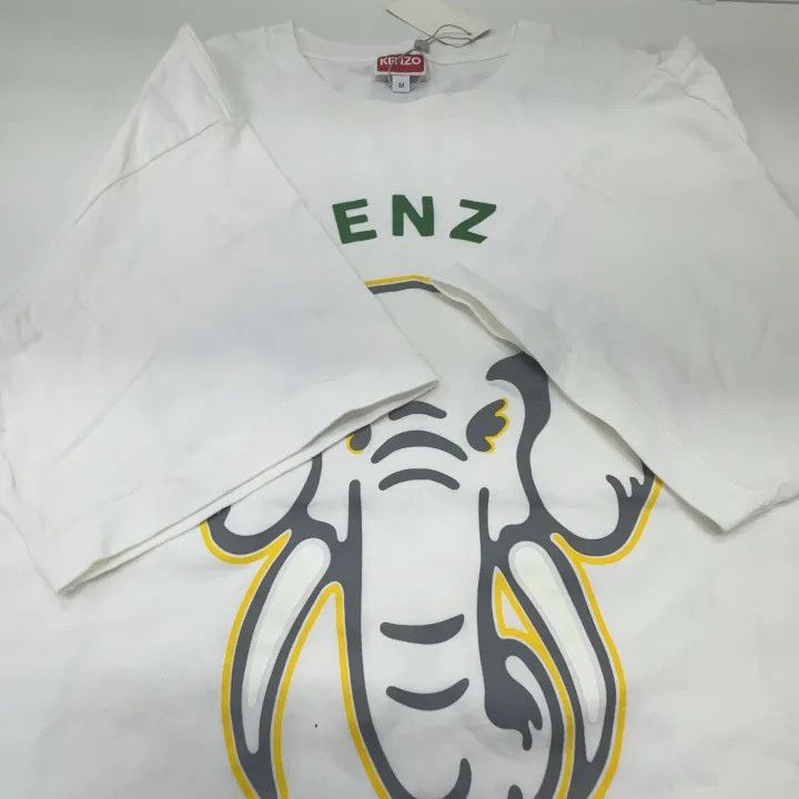 Kenzo Kenzo Elephant Print T-Shirt for Men 0079 Size US M / EU 48-50 / 2 - 8 Thumbnail