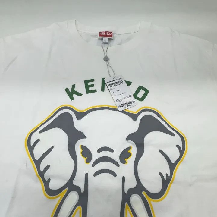 Kenzo Kenzo Elephant Print T-Shirt for Men 0079 Size US M / EU 48-50 / 2 - 7 Thumbnail