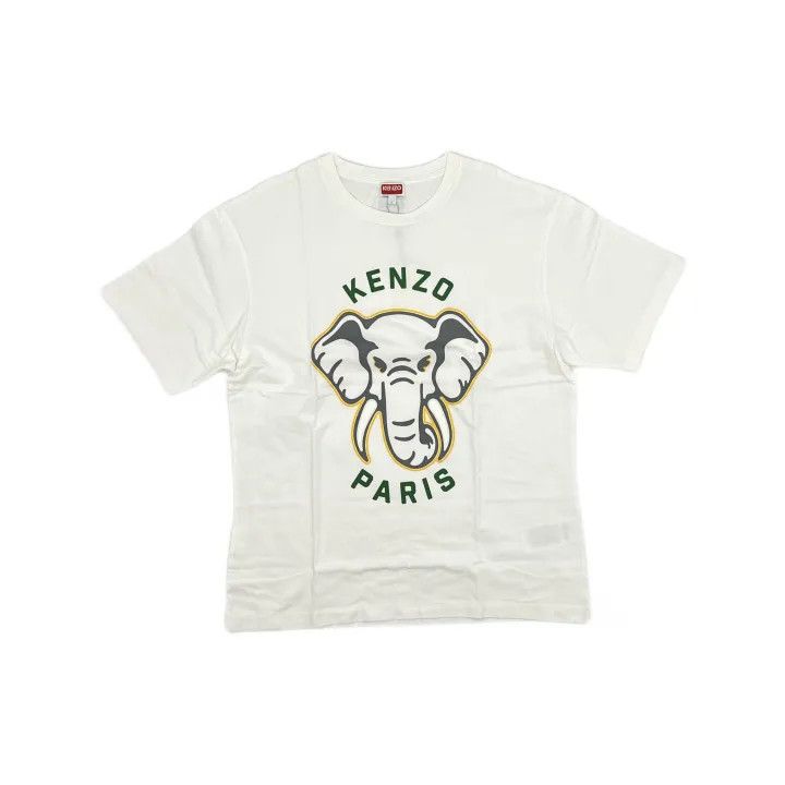 Kenzo Kenzo Elephant Print T-Shirt for Men 0079 Size US L / EU 52-54 / 3 - 2 Thumbnail