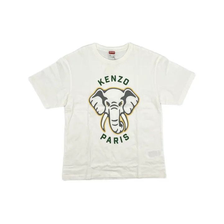 Kenzo Kenzo Elephant Graphic T-Shirt for Men 0079 Size US M / EU 48-50 / 2 - 2 Thumbnail
