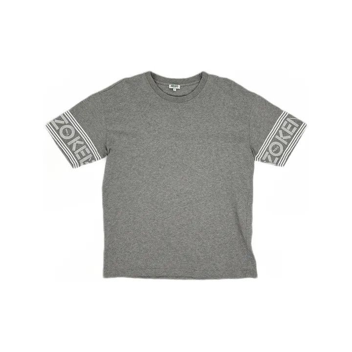 Kenzo Kenzo Gray Logo Short Sleeve T-Shirt 0079 Size US L / EU 52-54 / 3 - 2 Thumbnail