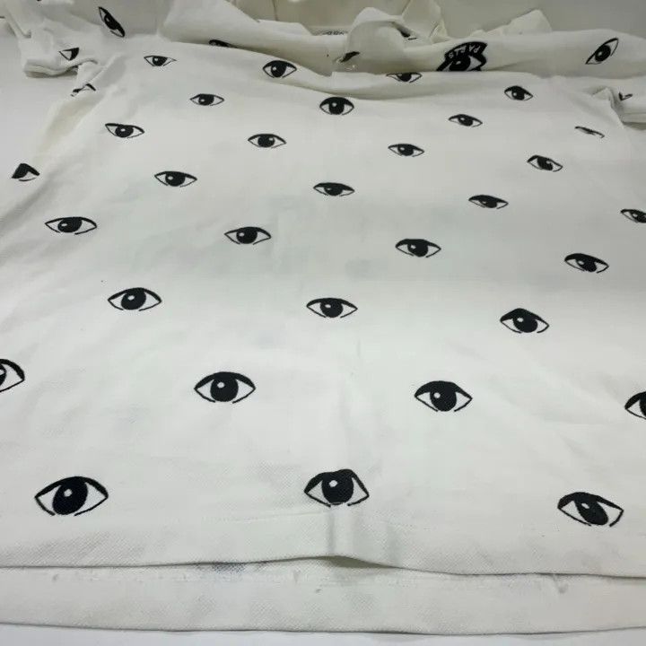 Kenzo KENZO Casual Eye Print Short Sleeve Polo 0079 Size US L / EU 52-54 / 3 - 9 Thumbnail