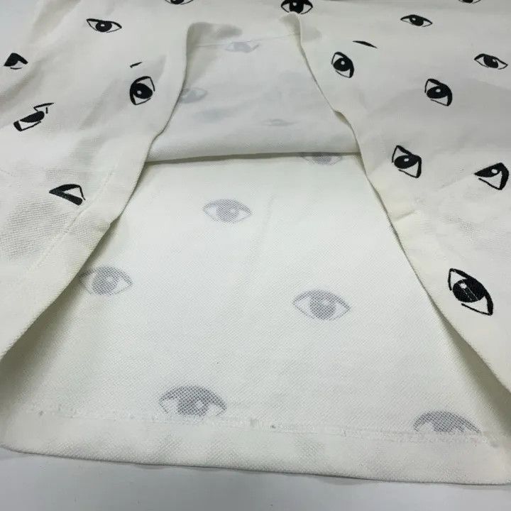 Kenzo KENZO Casual Eye Print Short Sleeve Polo 0079 Size US L / EU 52-54 / 3 - 10 Thumbnail