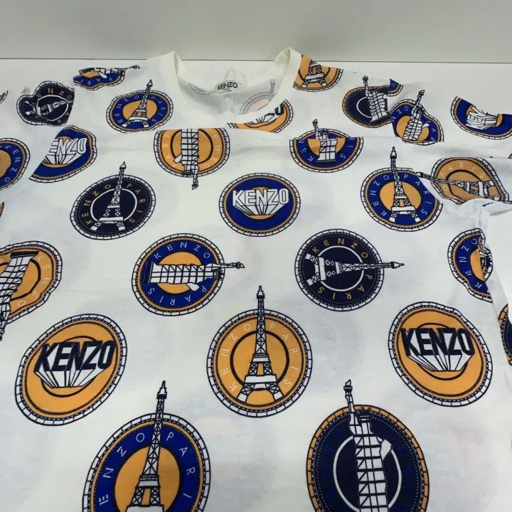 Kenzo KENZO Casual Colorful Logo Print Short-Sleeve T-Shirt 0079 Size US M / EU 48-50 / 2 - 11 Thumbnail
