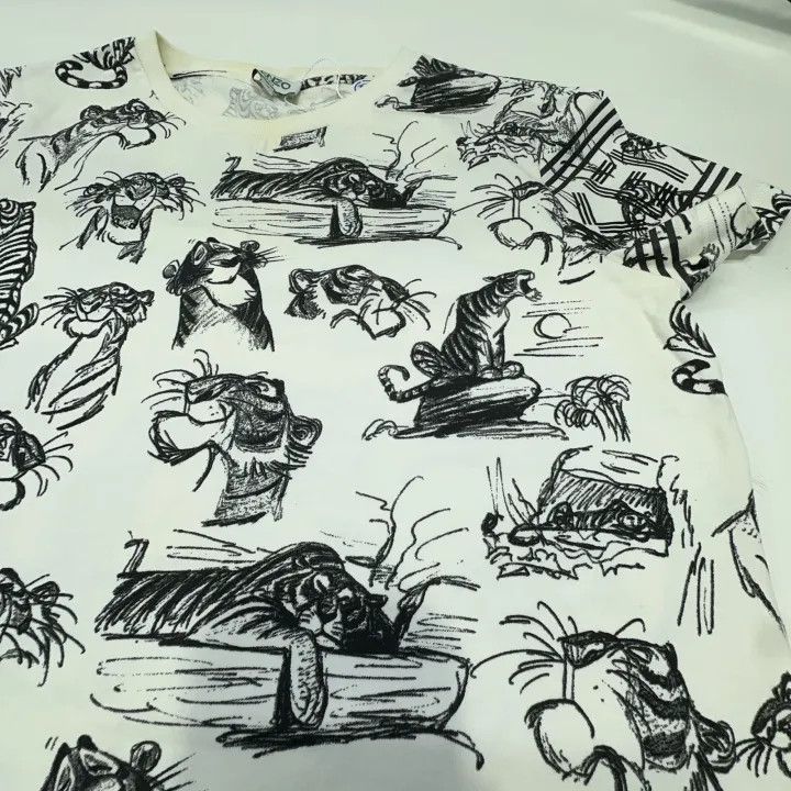 Kenzo KENZO Casual Print Short Sleeve T-Shirt 0079 Size US XS / EU 42 / 0 - 8 Thumbnail