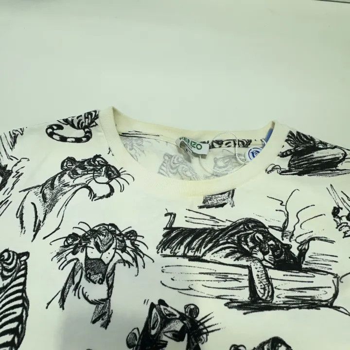 Kenzo KENZO Casual Print Short Sleeve T-Shirt 0079 Size US XS / EU 42 / 0 - 7 Thumbnail