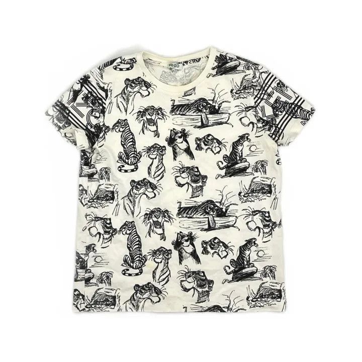 Kenzo KENZO Casual Print Short Sleeve T-Shirt 0079 Size US XS / EU 42 / 0 - 2 Thumbnail