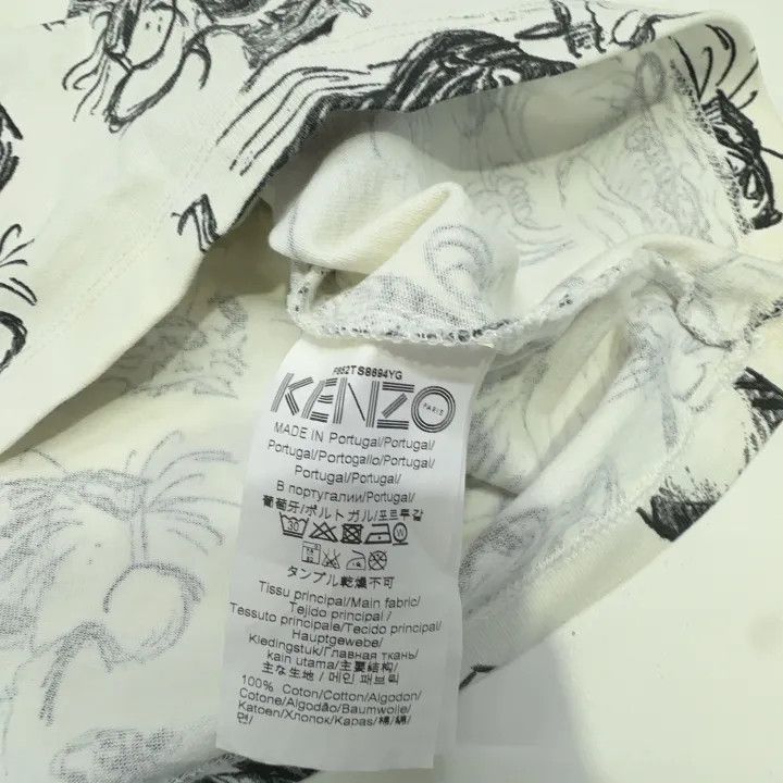 Kenzo KENZO Casual Print Short Sleeve T-Shirt 0079 Size US XS / EU 42 / 0 - 5 Thumbnail