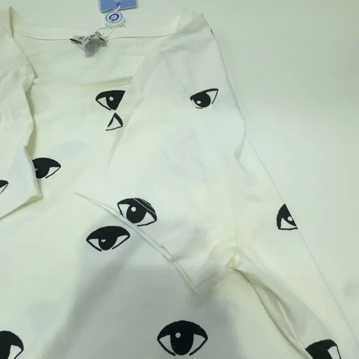 Kenzo Kenzo Eye Print Short Sleeve T-shirt 0079 Size US M / EU 48-50 / 2 - 12 Thumbnail