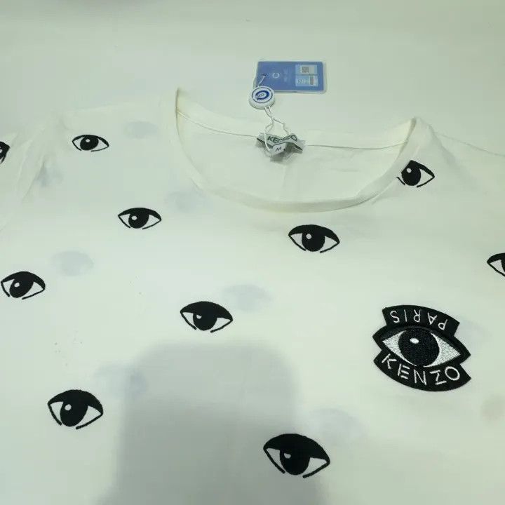 Kenzo Kenzo Eye Print Short Sleeve T-shirt 0079 Size US M / EU 48-50 / 2 - 7 Thumbnail