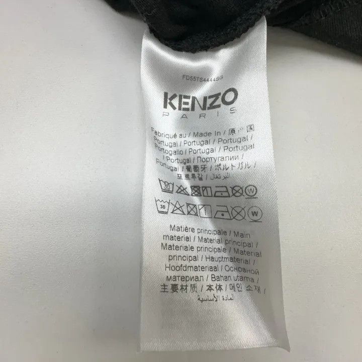 Kenzo Kenzo Black Long Sleeve Printed T-Shirt 0079 Size US L / EU 52-54 / 3 - 3 Thumbnail