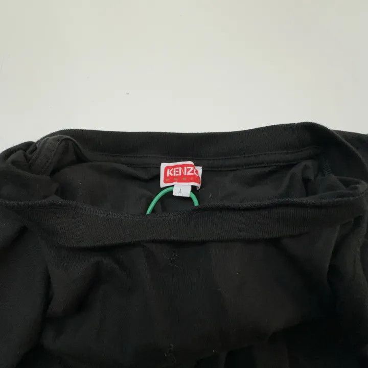Kenzo Kenzo Black Long Sleeve Printed T-Shirt 0079 Size US L / EU 52-54 / 3 - 5 Thumbnail