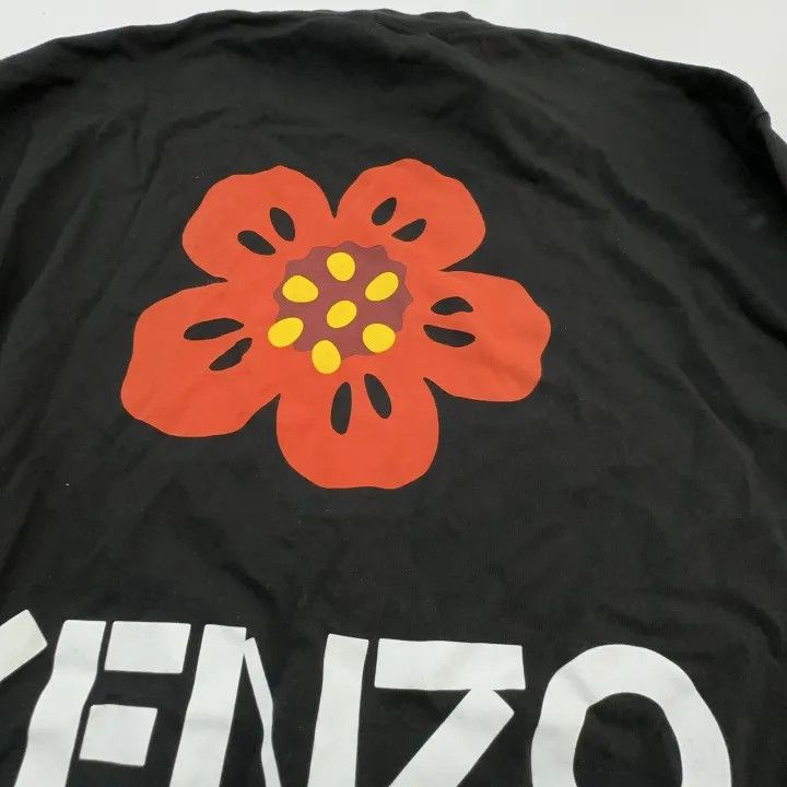 Kenzo Kenzo Black Long Sleeve Printed T-Shirt 0079 Size US L / EU 52-54 / 3 - 4 Thumbnail