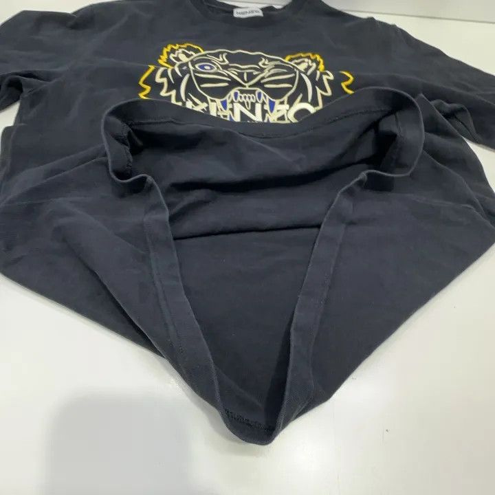 Kenzo KENZO Classic Tiger Embroidered Black T-Shirt 0079 Size US M / EU 48-50 / 2 - 8 Thumbnail