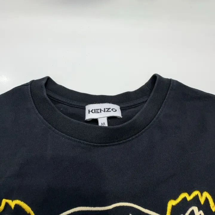 Kenzo KENZO Classic Tiger Embroidered Black T-Shirt 0079 Size US M / EU 48-50 / 2 - 6 Thumbnail