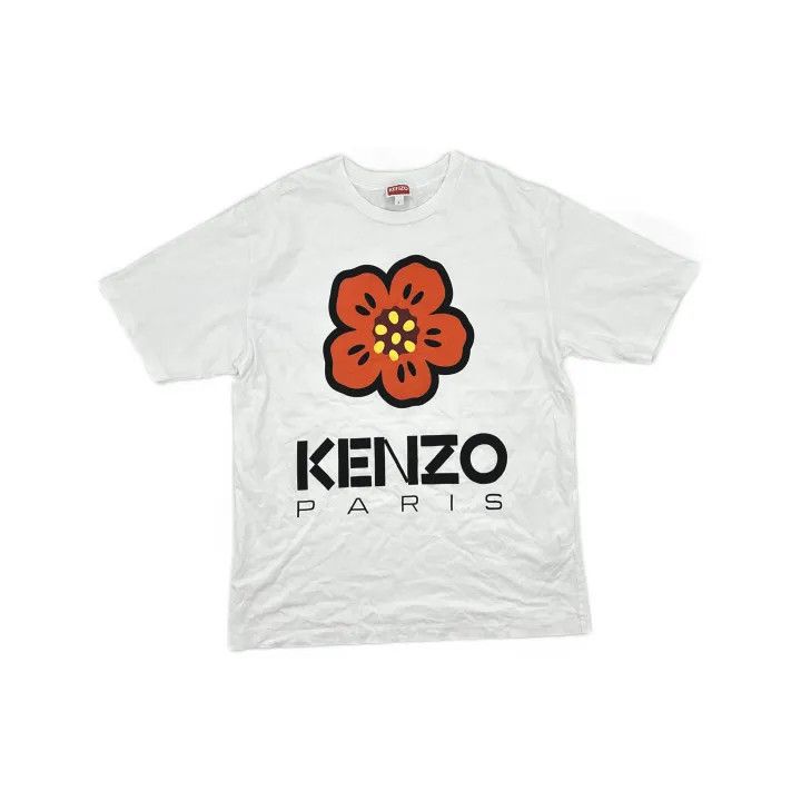 Kenzo KENZO Floral Logo Short Sleeve T-Shirt 0079 Size US L / EU 52-54 / 3 - 2 Thumbnail
