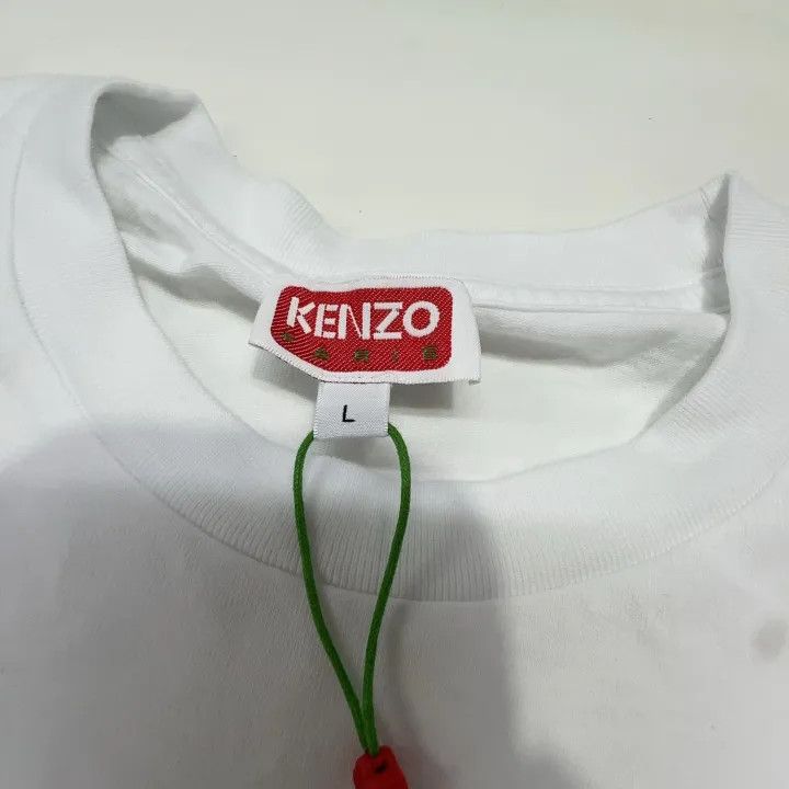 Kenzo KENZO BOKE Floral Logo Embroidered T-Shirt 0079 Size US L / EU 52-54 / 3 - 4 Thumbnail
