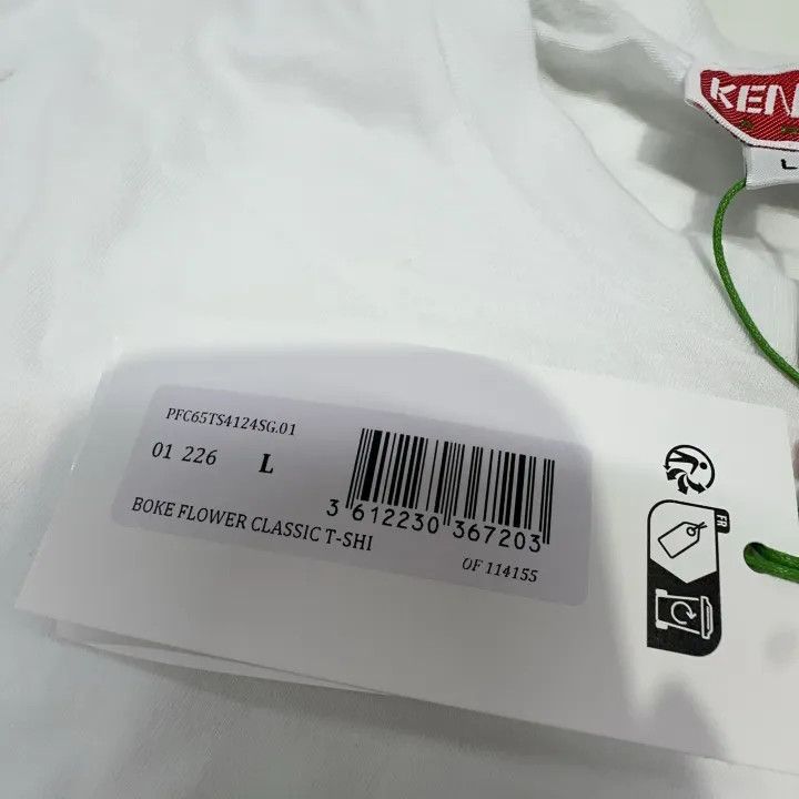 Kenzo KENZO BOKE Floral Logo Embroidered T-Shirt 0079 Size US L / EU 52-54 / 3 - 5 Thumbnail