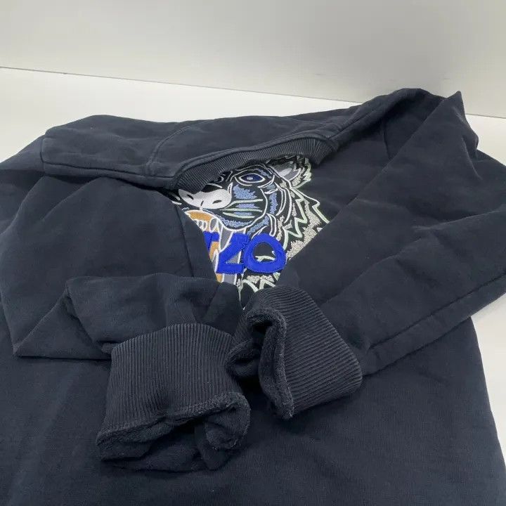 Kenzo KENZO Black Tiger Print Sweatshirt for Men 0079 Size US L / EU 52-54 / 3 - 8 Thumbnail