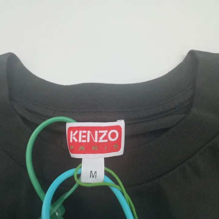Kenzo Kenzo Graphic Tiger Print Black Short Sleeve T-Shirt 0079 Size US M / EU 48-50 / 2 - 2 Thumbnail