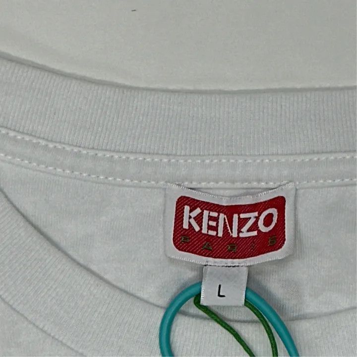 Kenzo KENZO FW24 Logo Print Cotton T-Shirt for Men 0079 Size US L / EU 52-54 / 3 - 3 Thumbnail
