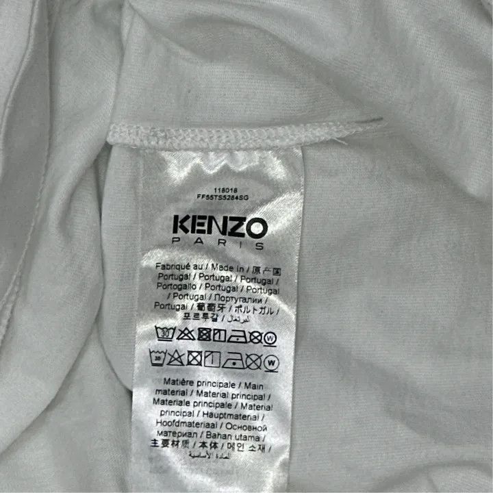 Kenzo KENZO FW24 Logo Print Cotton T-Shirt for Men 0079 Size US L / EU 52-54 / 3 - 2 Thumbnail