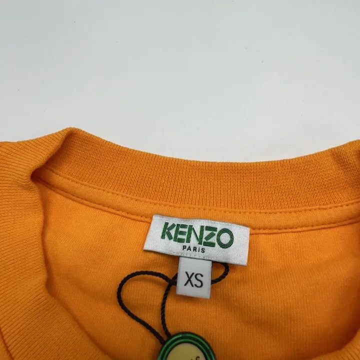 Kenzo KENZO Logo Print Orange Short Sleeve T-Shirt 0079 Size US XS / EU 42 / 0 - 5 Thumbnail