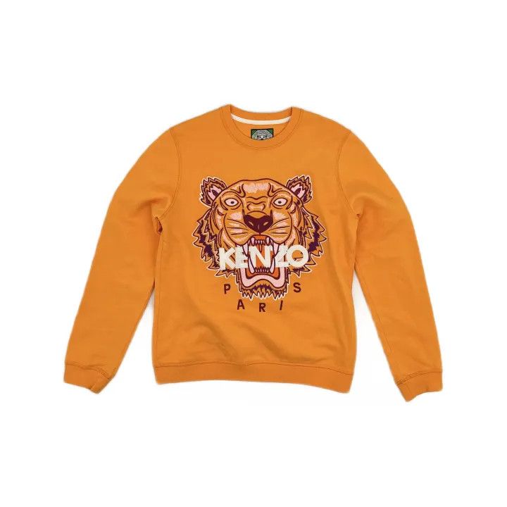Kenzo KENZO Classic Tiger Logo Long Sleeve Sweatshirt 0079 Size US M / EU 48-50 / 2 - 2 Thumbnail