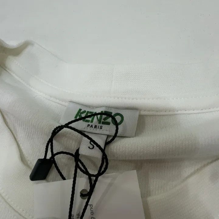 Kenzo KENZO White Logo Short Sleeve T-Shirt 0079 Size US S / EU 44-46 / 1 - 5 Thumbnail