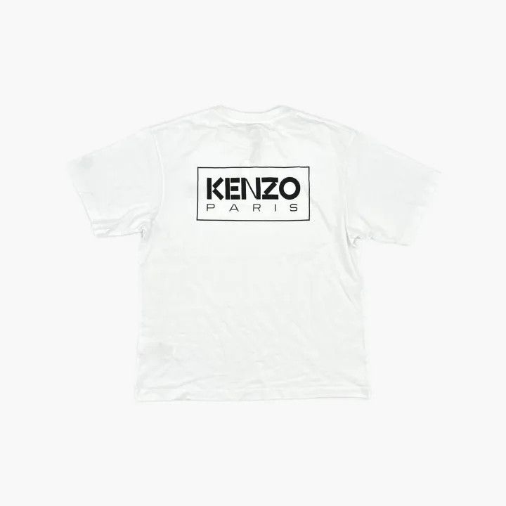 Kenzo Kenzo White Logo Print Short Sleeve T-Shirt 0079 Size US M / EU 48-50 / 2 - 3 Thumbnail