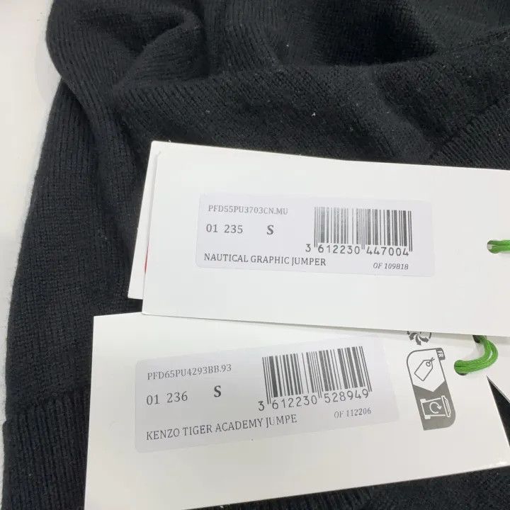 Kenzo x Nigo Black Embroidered Flower Sweater 0079