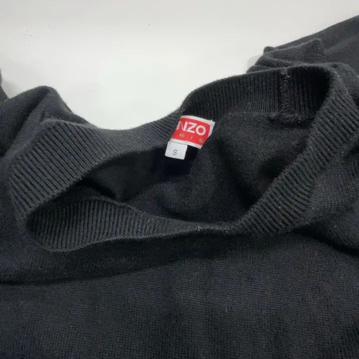 Kenzo x Nigo Black Embroidered Flower Sweater 0079