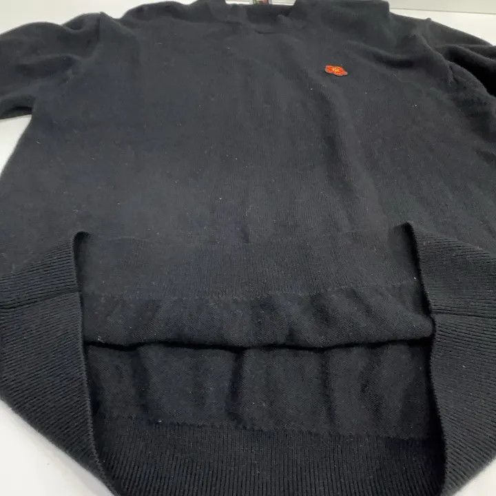 Kenzo x Nigo Black Embroidered Flower Sweater 0079