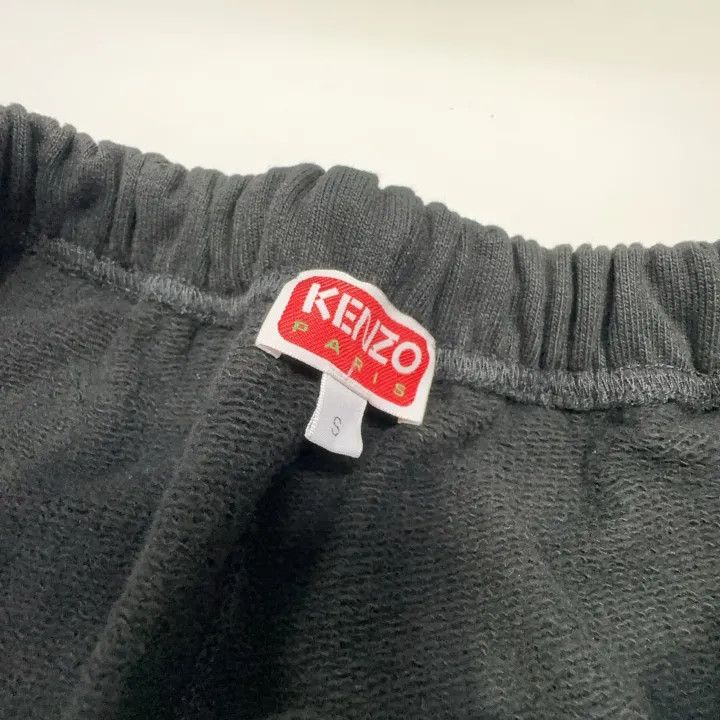 Kenzo Kenzo Black Logo Elastic Waist Joggers for Men 0079 Size US 26 / EU 42 - 4 Thumbnail